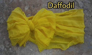 Daffodil Ruffle Headband