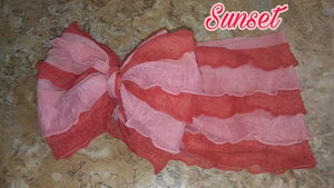 Sunset Ruffle Headband