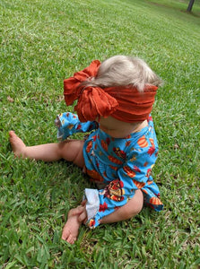 Pumpkin Ruffle Headband