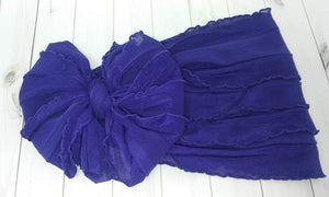 Plum Ruffle Headband