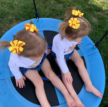 Candy Corn Ruffle Bows/Piggies