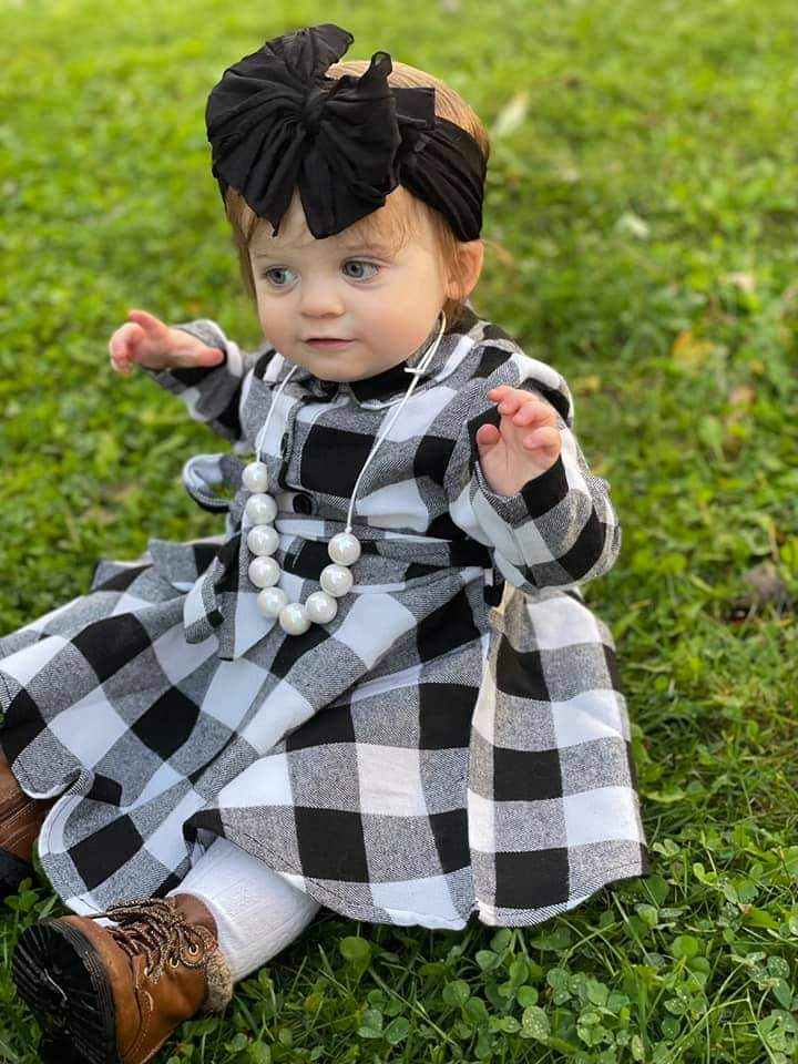 Black Ruffle Headband