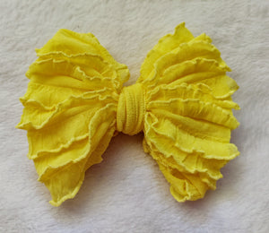 Sunshine Mini Ruffle Bows/Piggies